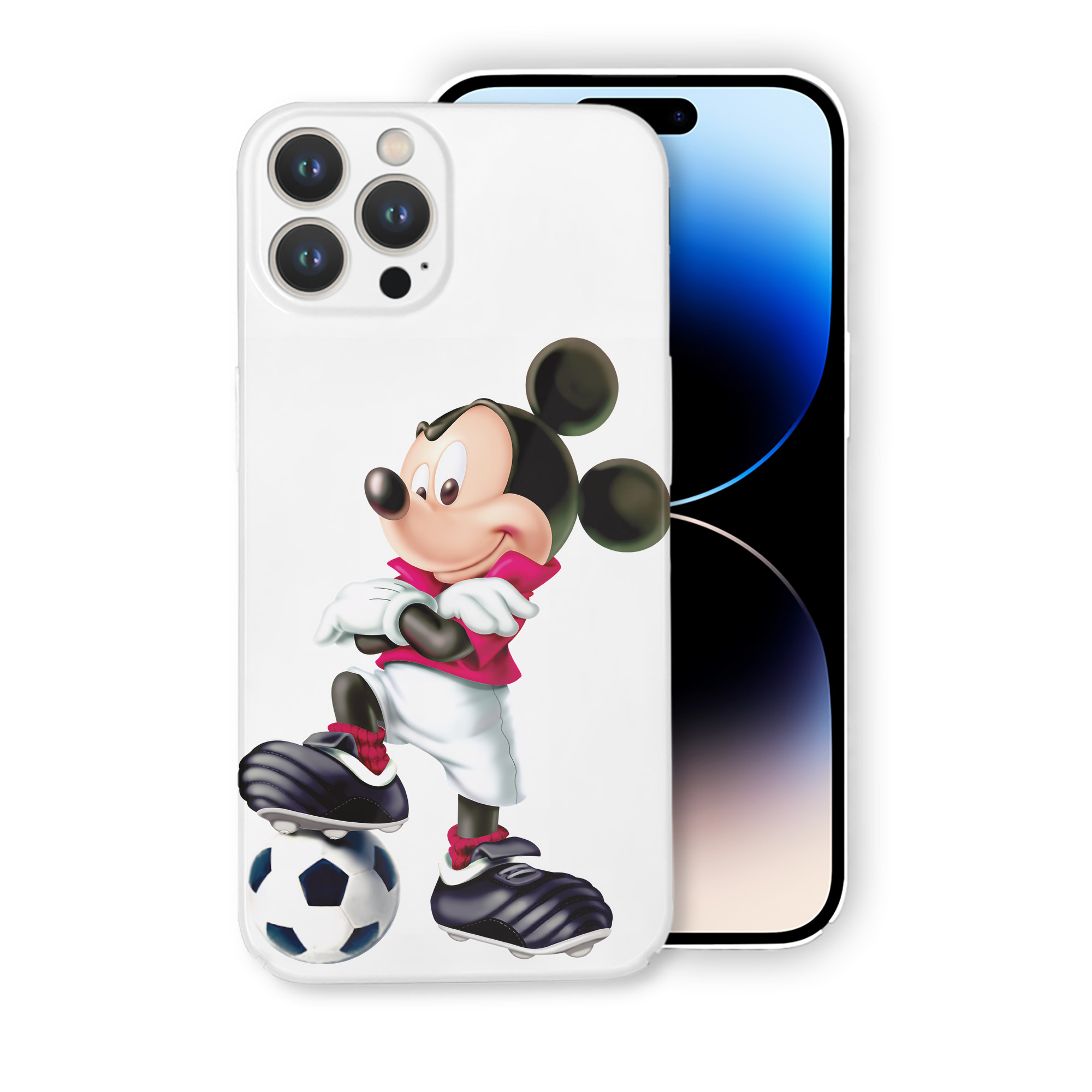 （画像用） ミッキーマウス Mickey Mouse 【iPhone 14シリーズ対応】ハードケース